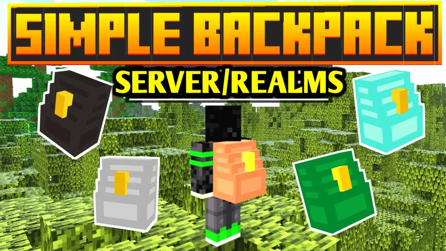 modbay_feed's tweet card. This addon is particularly useful for players who enjoy exploring, mining, or building far from their base, as it allows them to carry more items without constantly returning to storage chests.