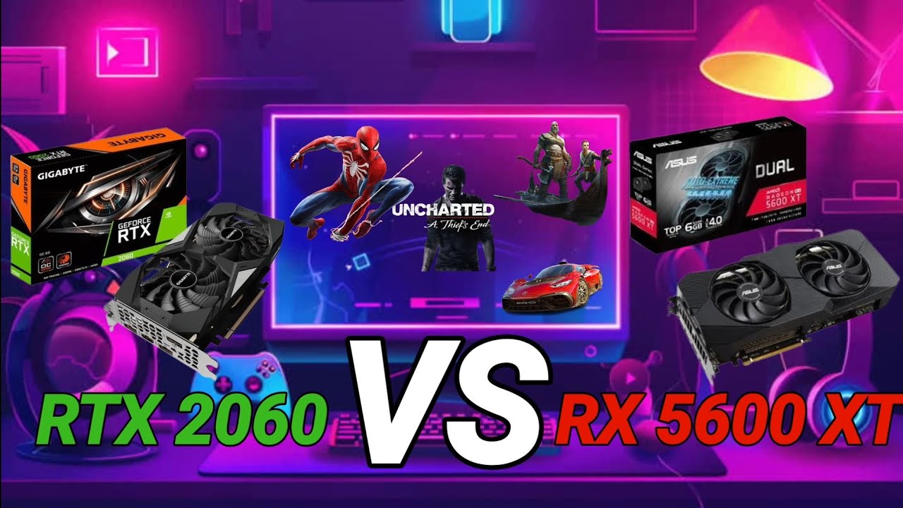 GameTeszt's tweet card. RTX 2060 VS RX 5600 XT Game test 2025