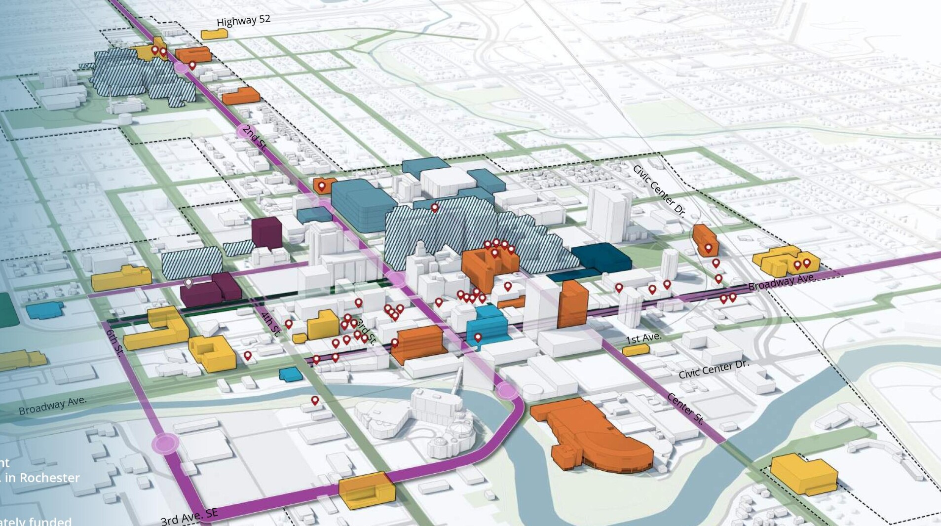 PB_News's tweet card. A draft of the next five-year update to the Destination Medical Center development plan points toward continued work amid the initiative’s midpoint.