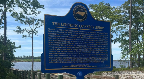 GianlucaJS's tweet card. Community members Sunday gathered in Havelock to remember Percy Berry, a young man who was a victim of lynching in 1932. Berry's story, which many may not know,