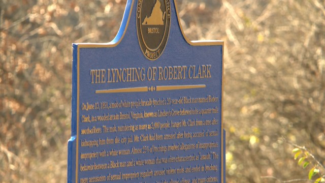 GianlucaJS's tweet card. BRISTOL, Va. (WJHL) – On June 13, 1891, 20-year-old Robert Clark was lynched in Bristol, Virginia, without a trial for a crime that he did not commit. Over a century later, on Saturday, his s…
