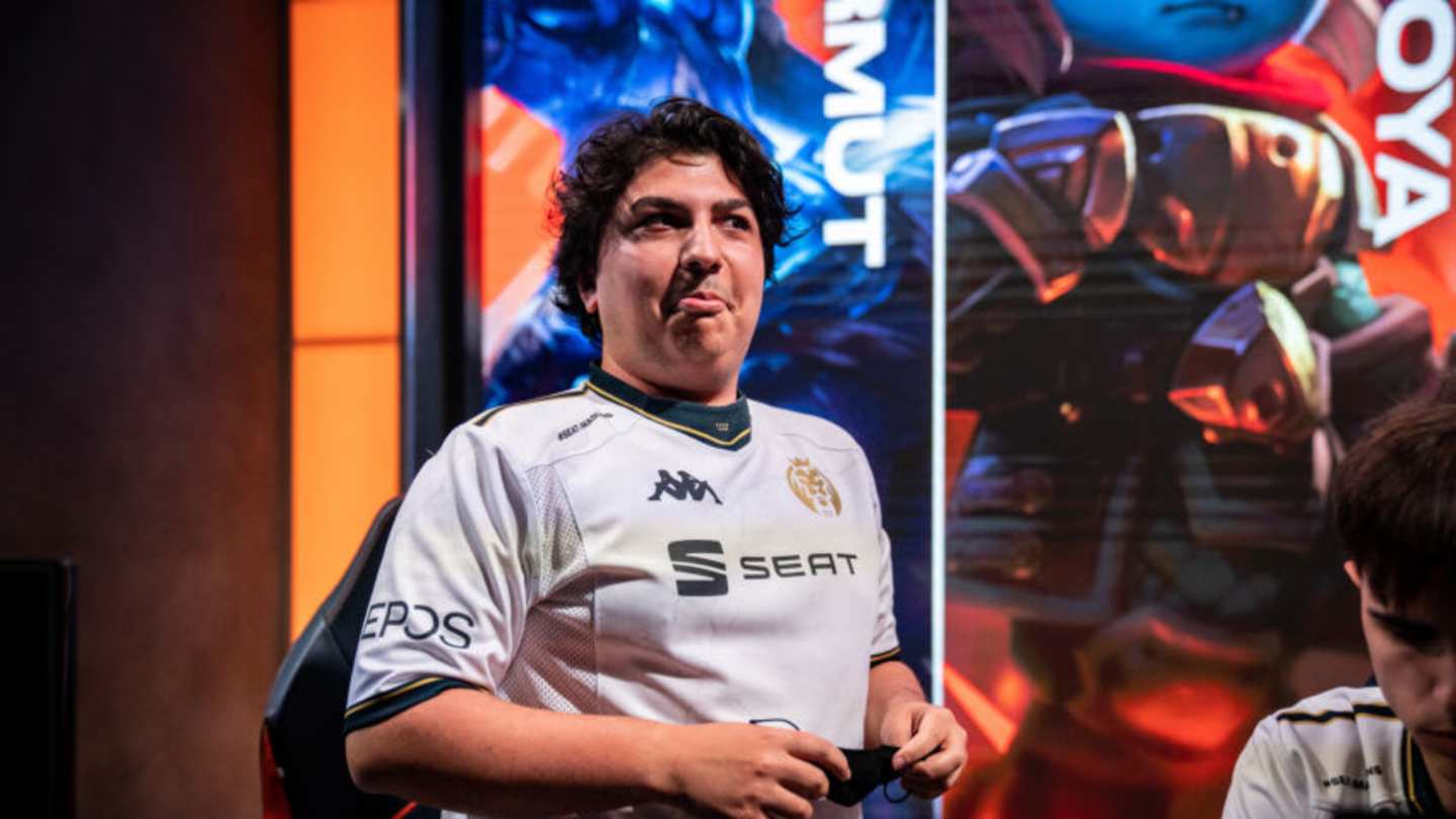 betlol_eu's tweet card. G2 topple frontrunning MAD Lions after the Armut Jax incident... Rogue take advantage of the free win that is this Excel lineup.