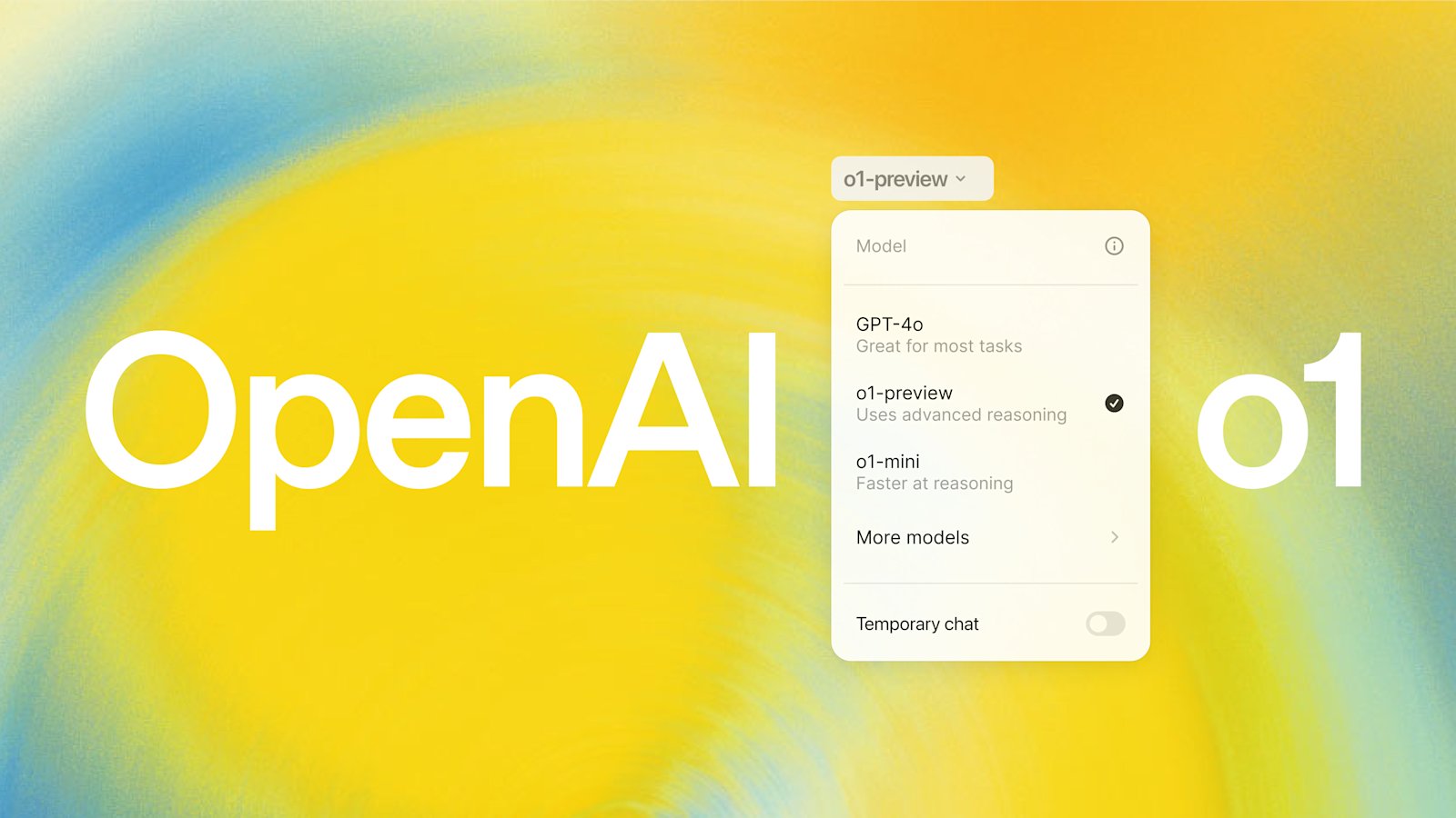 OpenAI's tweet card. Introducing OpenAI o1