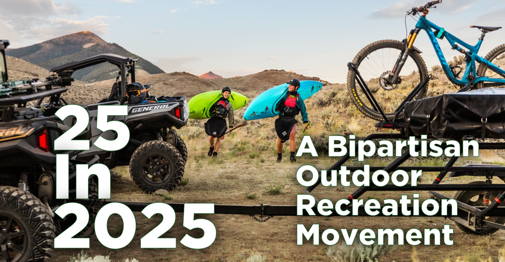 ORRoundtable's tweet card. 25 in 2025 - Outdoor Recreation Roundtable