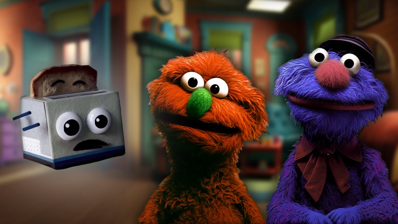 CardGameDesign's tweet card. The Toaster! | AI-powered Puppet Show | Episode 1