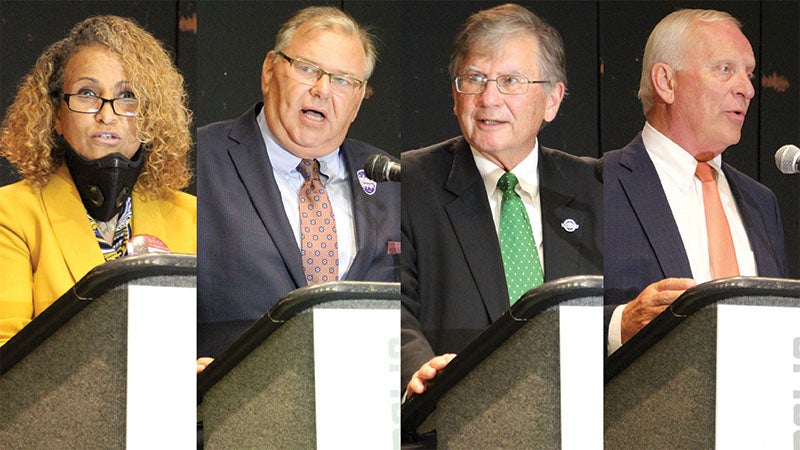 DemopolisTimes's tweet card. The candidates for mayor and city council in the City of Demopolis stated their positions to voters Tuesday night during the Demopolis Area Chamber of Commerce’s Mayoral Forum held at the civic...