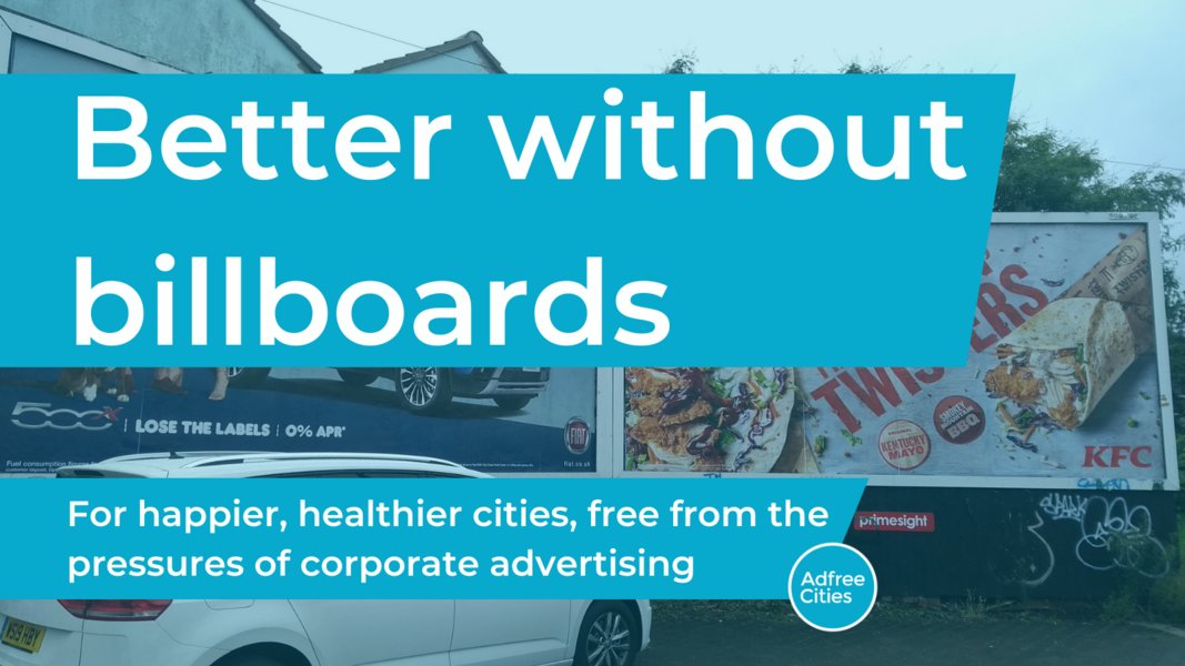adfreecities's tweet card. The UK's planning system for outdoor advertising is outdated and is deepening inequality. Research from Adfree Cities shows that outdoor advertising is disproportionately placed in areas of higher...