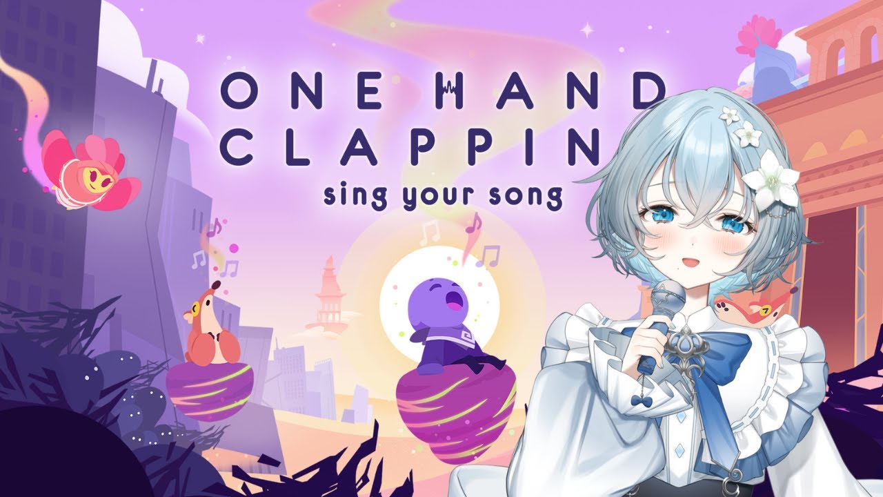 noko_v_1014's tweet card. 【#onehandclapping #2 】ド深夜にchillゲームです【新人vtuber 乃子 】