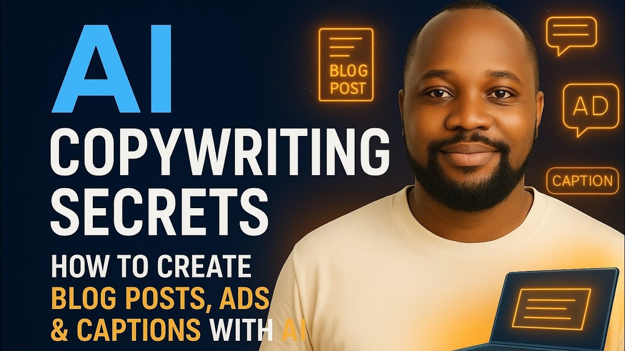 FreelanceWithJa's tweet card. Copywriting Secrets | How to Create Blog Posts, Ads & Captions with AI