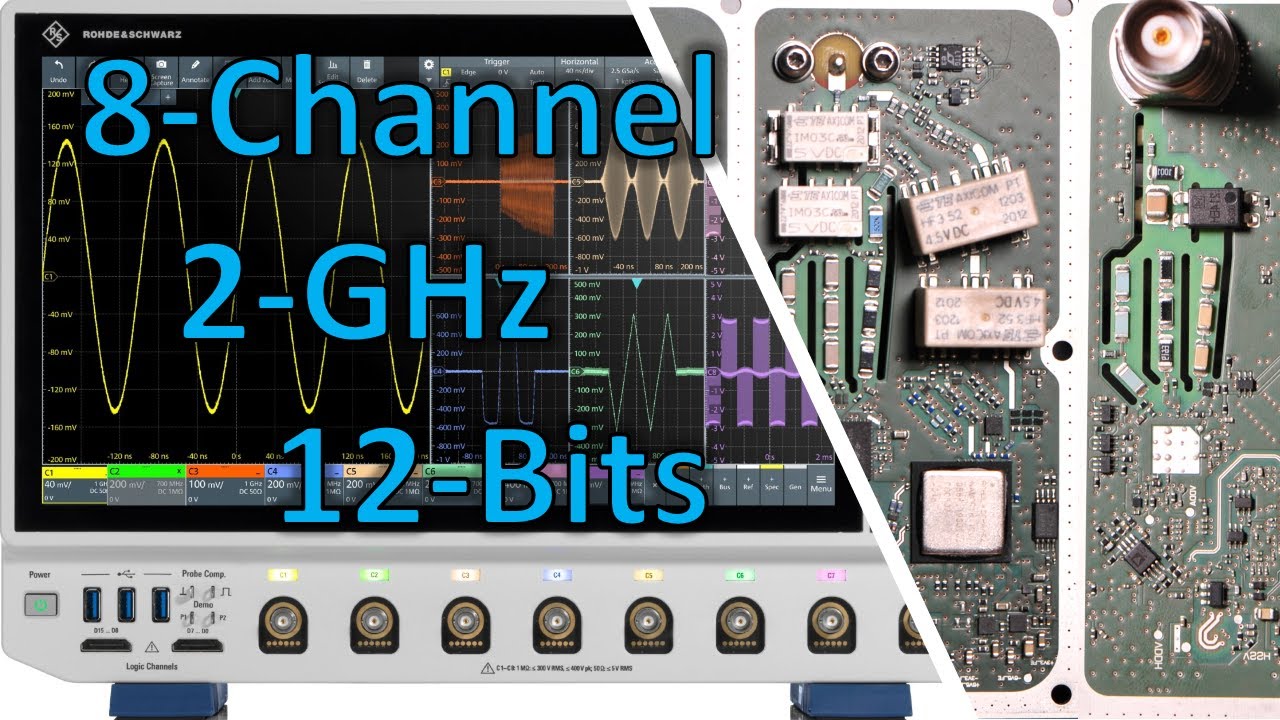TheSignalPath's tweet card. TSP #249 - Rohde & Schwarz MXO-5, 2-GHz, 8-Channel, 12-Bit Oscillos...