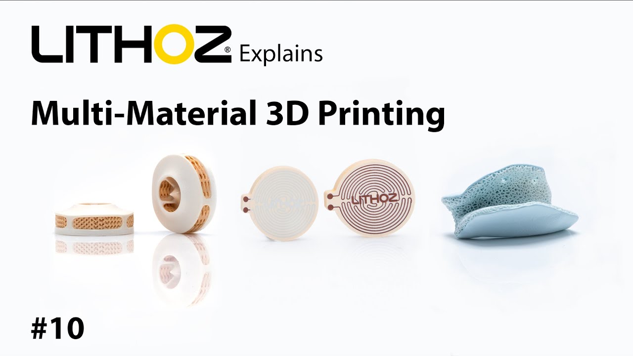 LithozAustria's tweet card. Lithoz Explains #10: Multi-Material 3D Printing