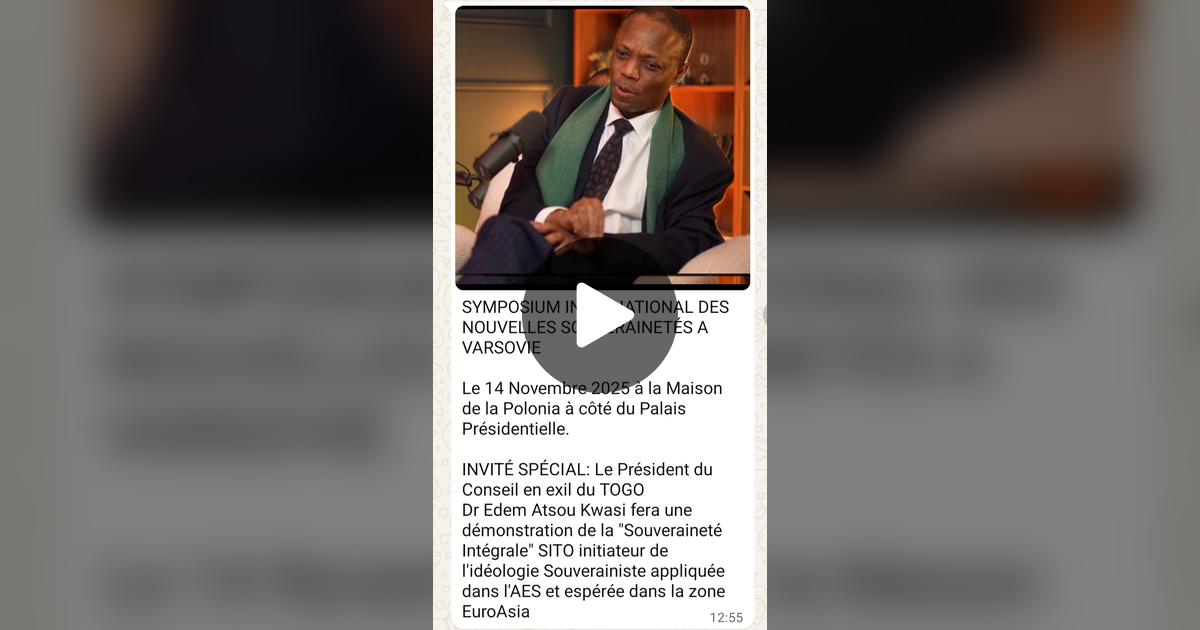 TogoIntelAI's tweet card. Découvre la publication de Togo Intel-Ruch Polonia Wraca.