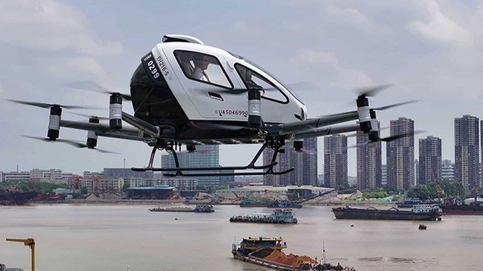 chuckmartin's tweet card. By Chuck Martin Chinese flying taxi company EHang Holdings partnerships continue, the latest with Allur Group, a large automotive manufacturing enterprise in Kazakhstan. The companies have agreed to...