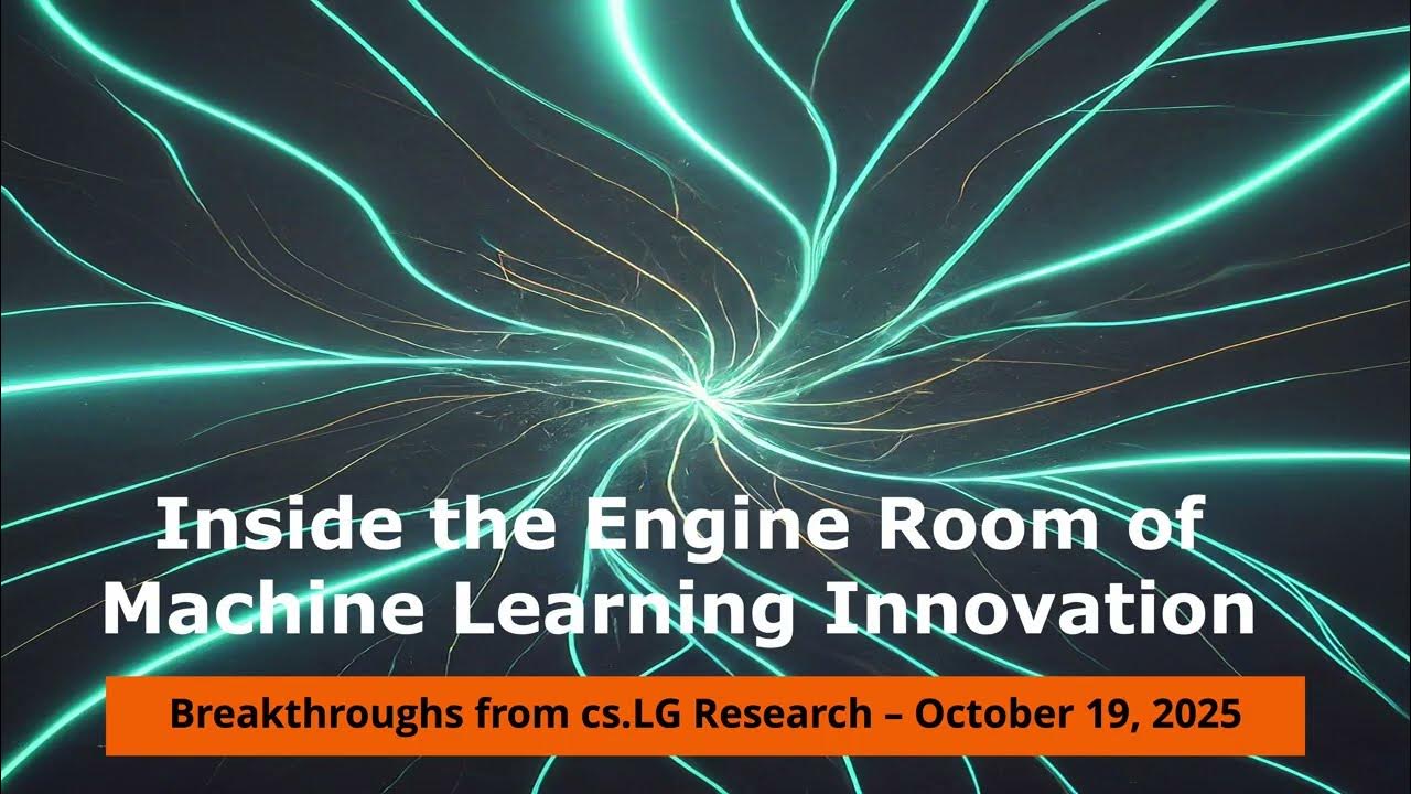 NetworkTrend's tweet card. AI Frontiers: Machine Learning Breakthroughs from cs.LG (2025-10-19)