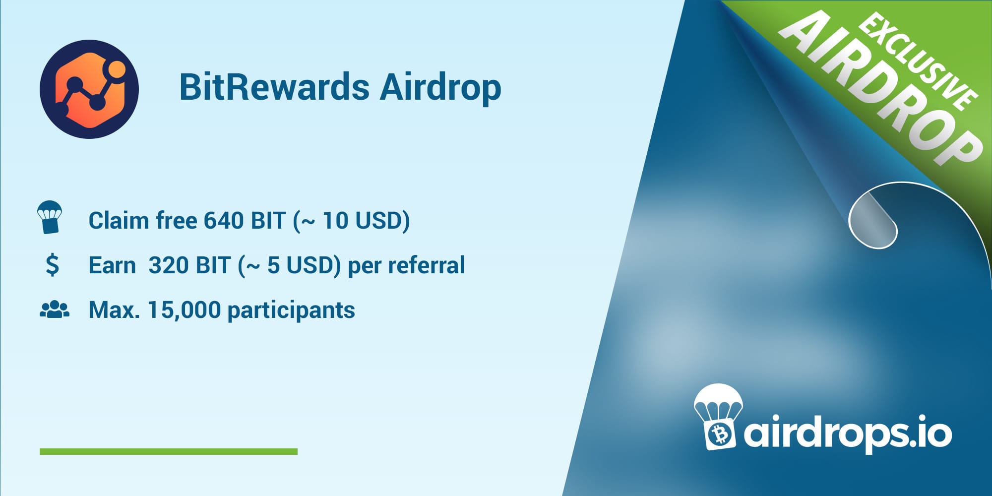 airdrops_io's tweet card. lll➤ Looking for the current BitRewards airdrop? Find out how to claim free 640 BIT tokens with our easy step-by-step guide!
