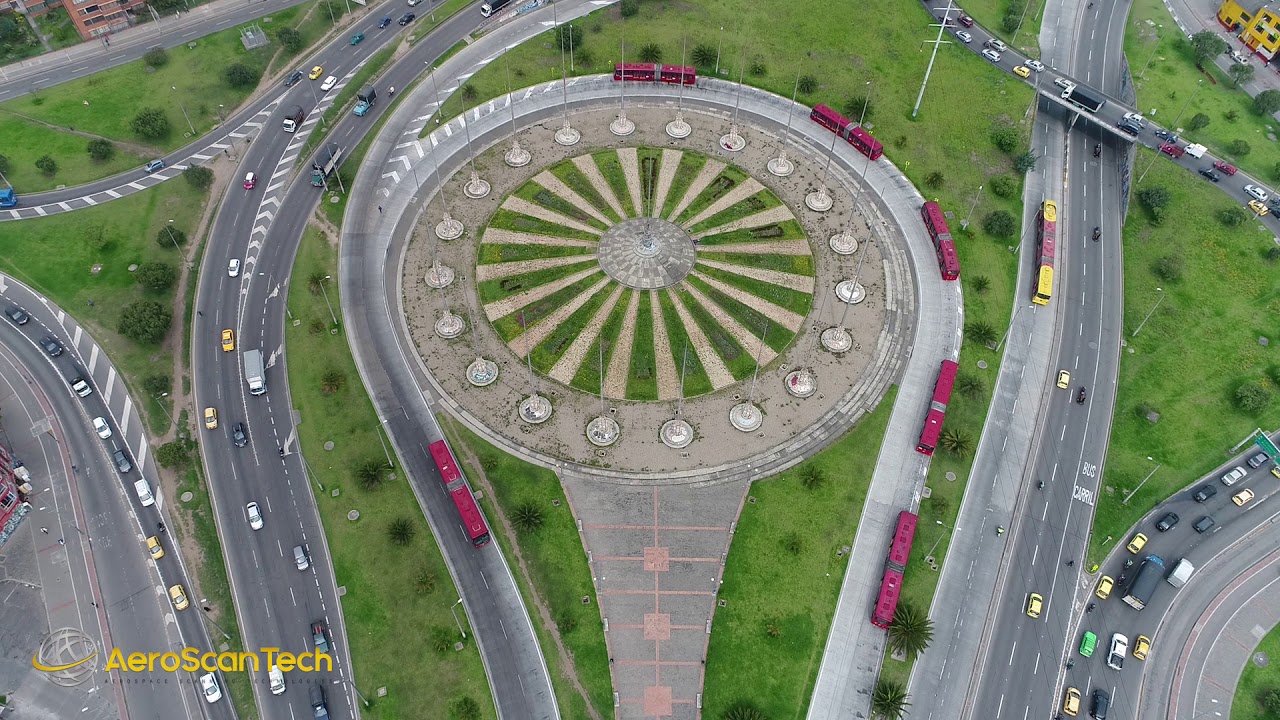 AeroScanTech's tweet card. Movilidad Bogota, Avenida Las Americas - Carrera 79A Sur Drone...