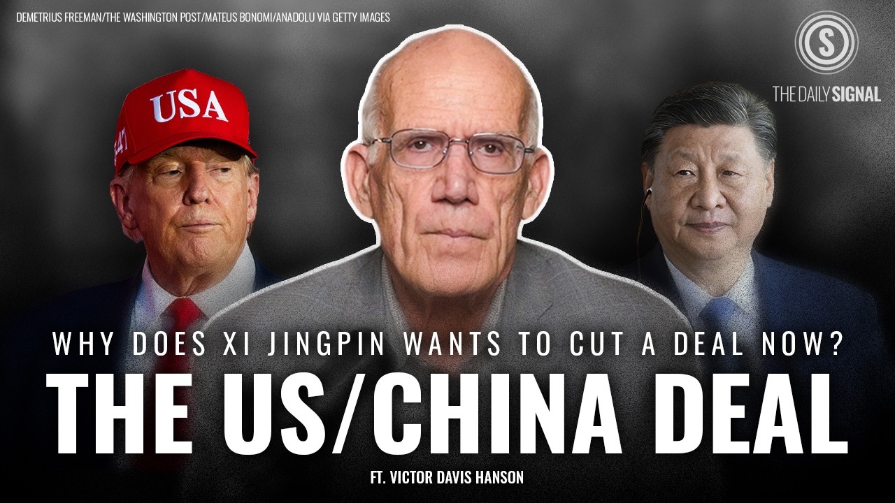 Vectormebad's tweet card. Victor Davis Hanson: How Trump Forced China’s Hand