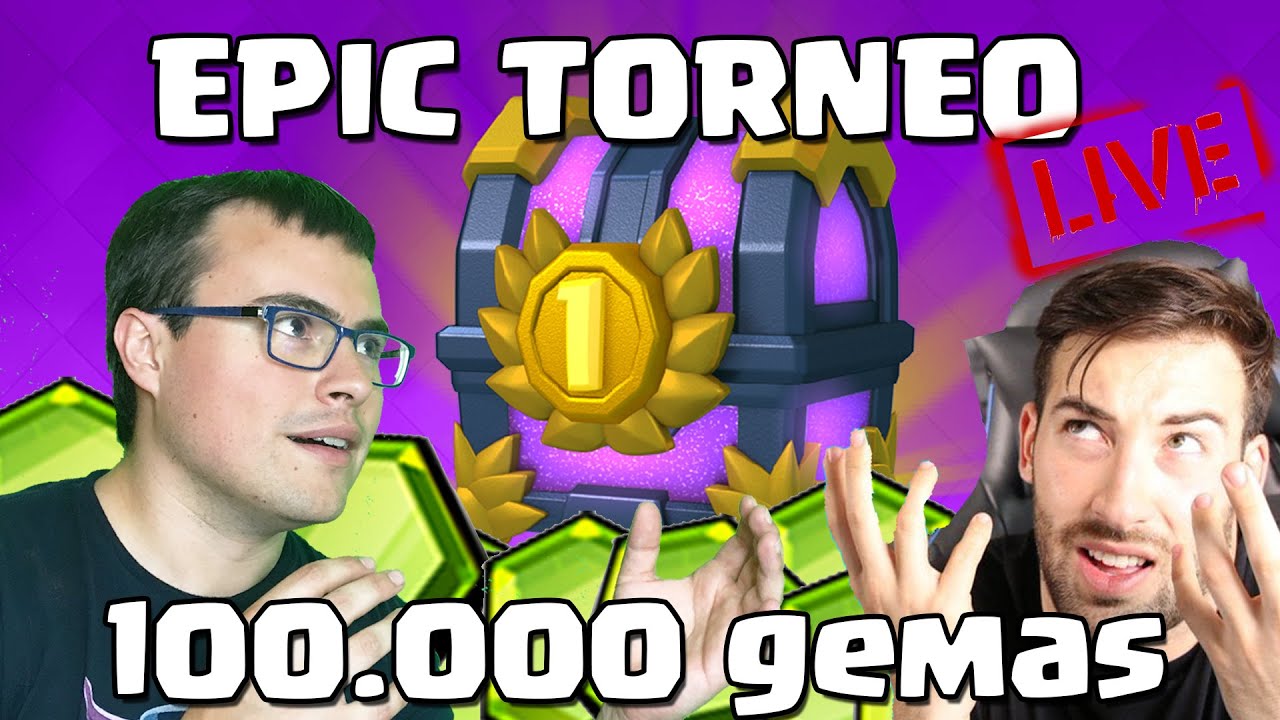 Alvaro845's tweet card. ¡¡EPIC TORNEO DE 100.000 GEMAS!! | Clash Royale con TheAlvaro845 y...