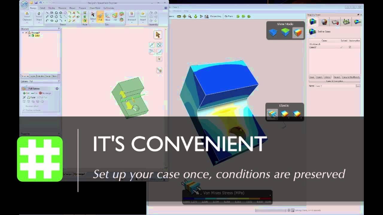 enmesh_ab's tweet card. SpaceClaim & GoSimulate