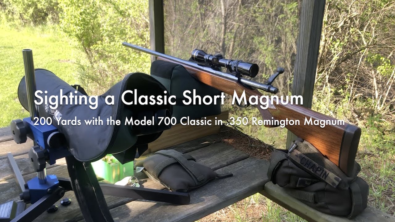 TheReloadersNet's tweet card. Trying out a recently purchased Remington Model 700 Classic (1985) chambered in .350 Remington Magnum.