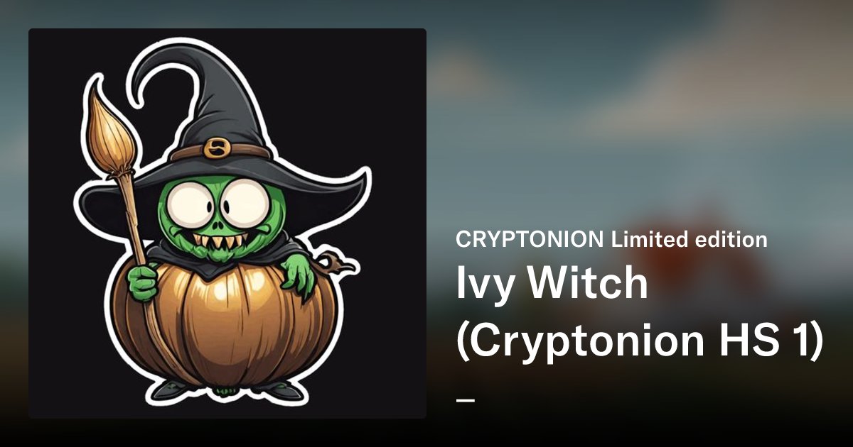 TheKateCharmy's tweet card. 20 Cryptonion "Limited edition" will appear gradually during the various phases of additions. It goes without saying that this will be very rare and unique Cryptonions. Only 1 copy per Limited...