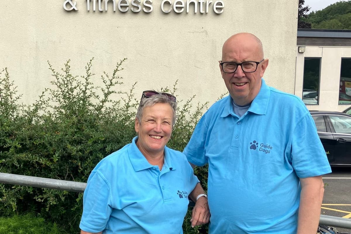 blovell83's tweet card. A Holmfirth couple have kicked off an ambitious fundraising campaign to name a guide dog puppy in honour of footballing legend Jamie Vardy – and will be covering over 100 miles between them to reach...