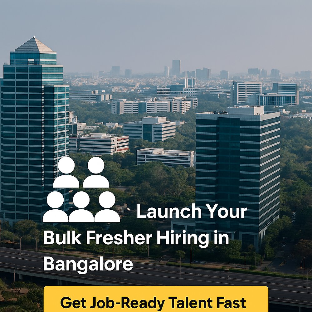 saranshgarg_'s tweet card. Are you planning to hire 50, 100, or even more freshers for your IT firm in Bangalore in 2025? This guide provides smart solutions to manage the complete bulk hiring cycle—screening, onboarding, and...