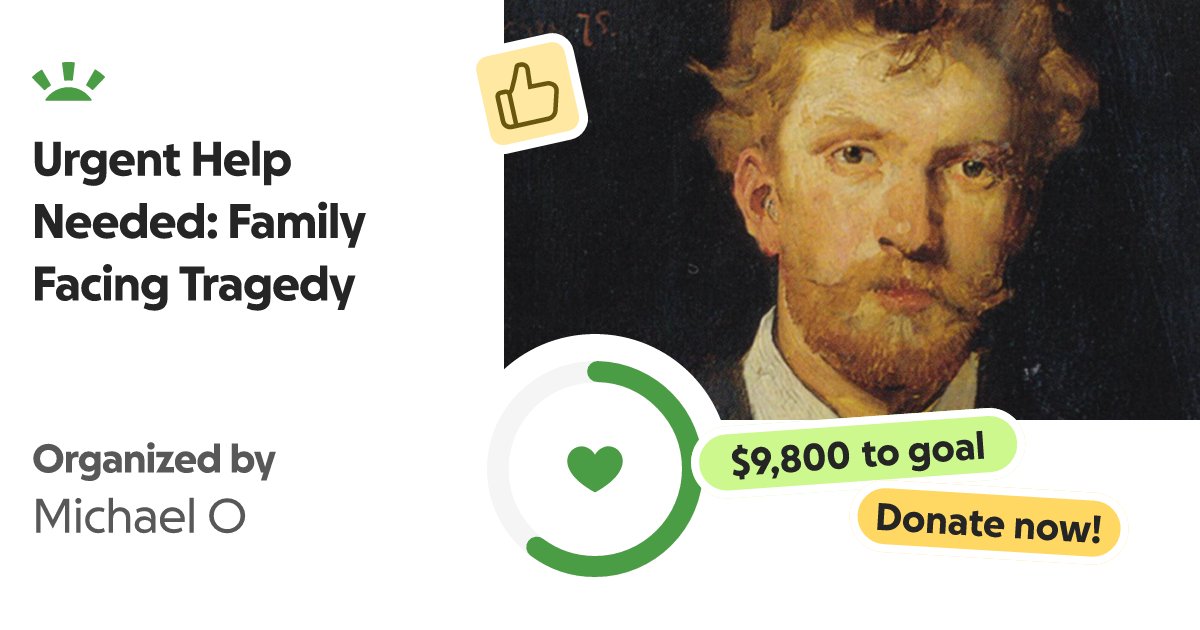 Michaeldudufudu's tweet card. Due to my dad's recent heart attack and my computer being destroyed by a storm we … Michael O needs your support for Urgent Help Needed: Family Facing Tragedy