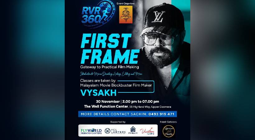 kairalinews's tweet card. ഹിറ്റ്‌ മേക്കർ സംവിധായകൻ വൈശാഖ് നേതൃത്വം കൊടുക്കുന്ന ചലച്ചിത്ര പരിശീലന കളരി നവംബർ 30 ന് ഗോൾഡ് കോസ്റ്റിൽ നടക്കും