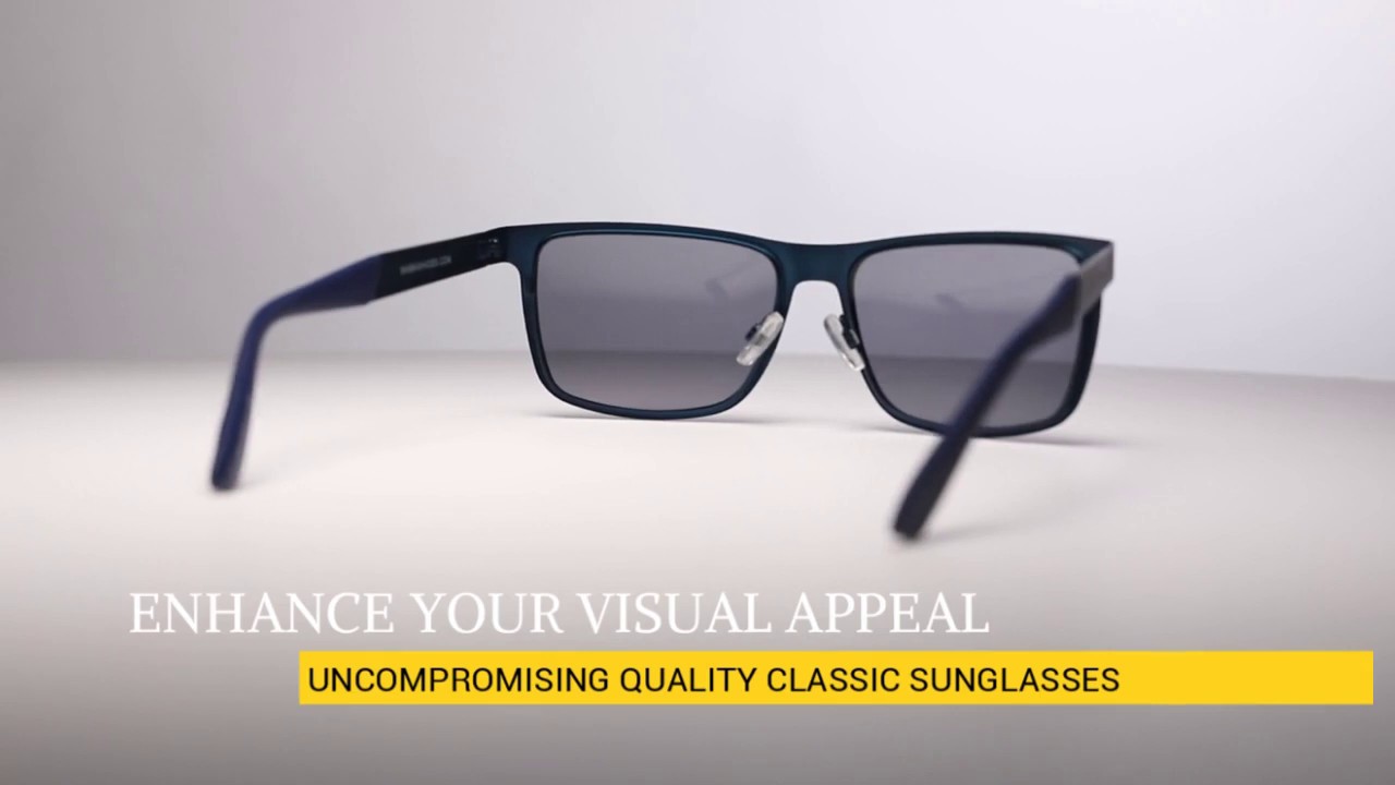 sambashades's tweet card. Polarized Classic Sunglasses Razor Thin Brushed Metal Stainless Steel