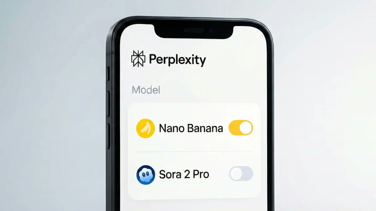 EvolutionAIHub's tweet card. Perplexity and Comet now default to Nano Banana Pro and Sora 2 Pro, boosting AI output quality for creators worldwide