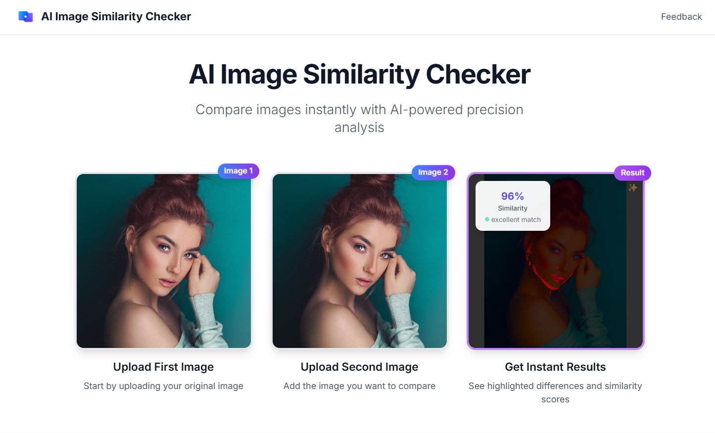 aitoolsonline's tweet card. Instantly compare images with AI-powered similarity scores and red difference highlights—easy, private, browser-based.