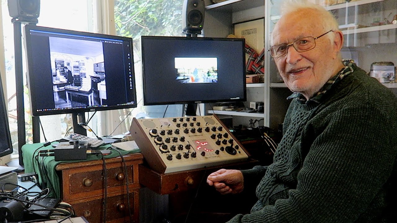 longsteelrail's tweet card. Peter Zinovieff with SYNTRX