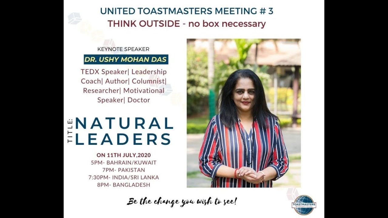 techdivadivya's tweet card. Dr Ushy Mohan Das Natural Leaders