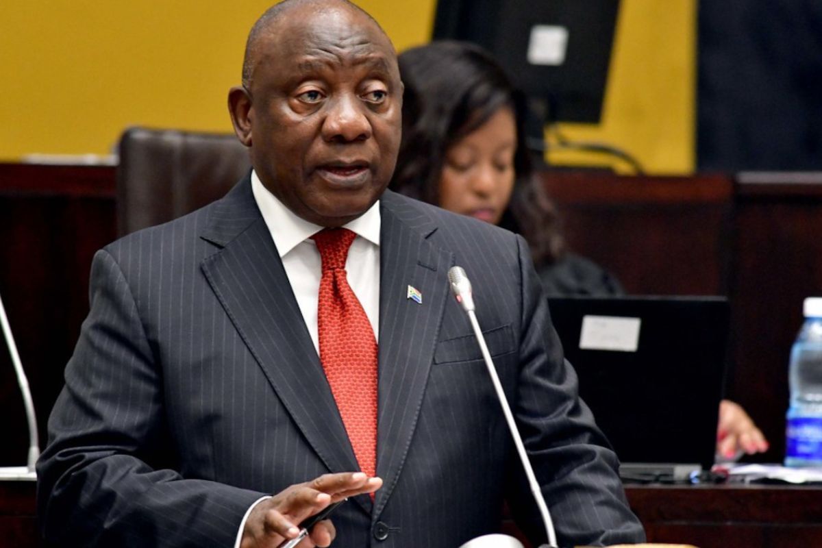 mikechait1's tweet card. President has raised donation caps to R30 million and disclosure threshold to R200k, sparking concern over transparency in party funding.