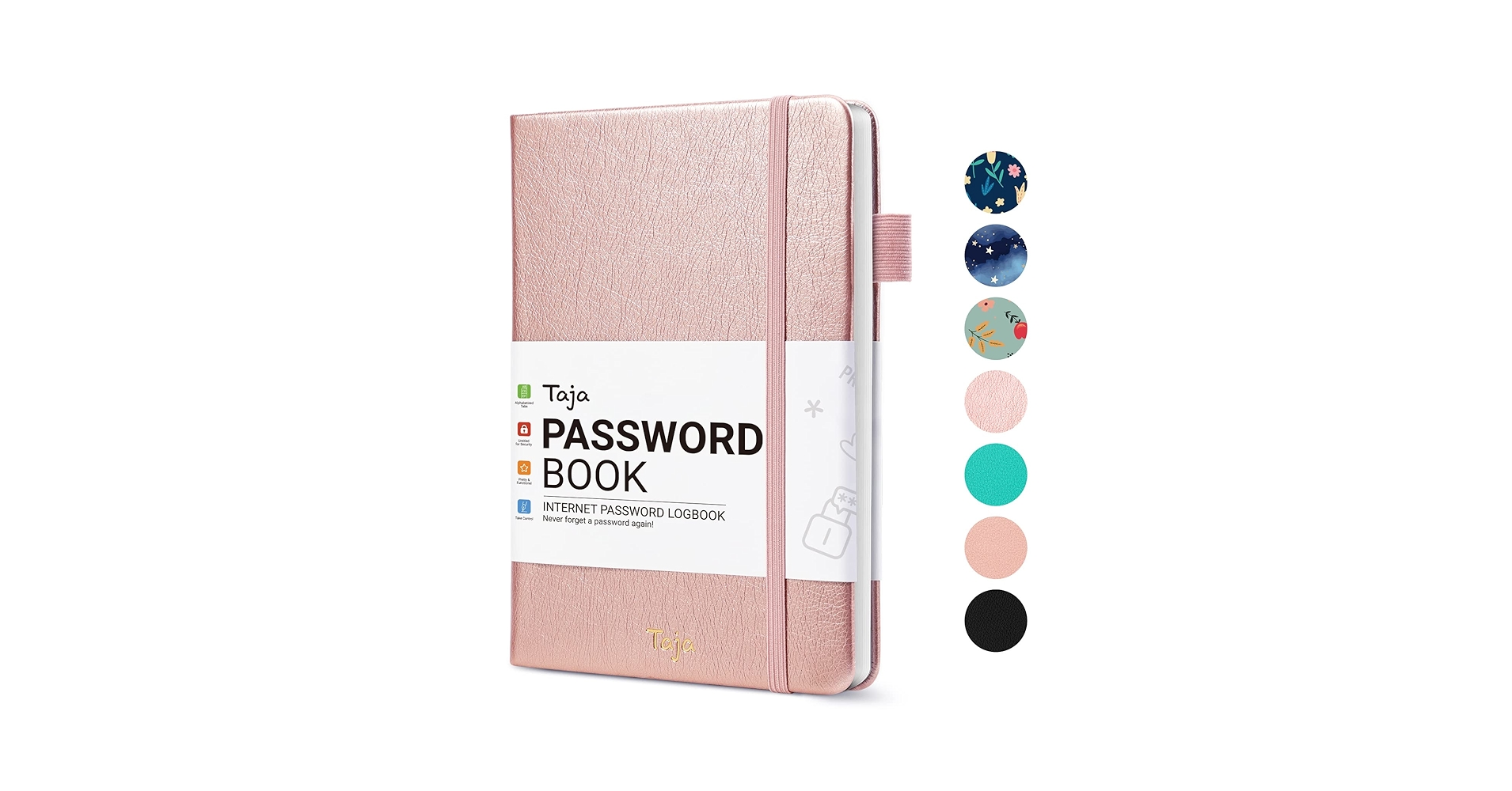 BrooksKai38480's tweet card. Taja's premium password keeper - the ultimate solution to never forgetting your passwords again. With alphabetical tabs and plenty of room to write, organizing your passwords has never been easier....