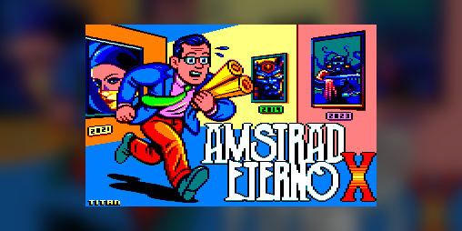 JavyFernandez77's tweet card. Juego creado como homenaje a la última feria de Amstrad Eterno celebrada el 25-10-2025