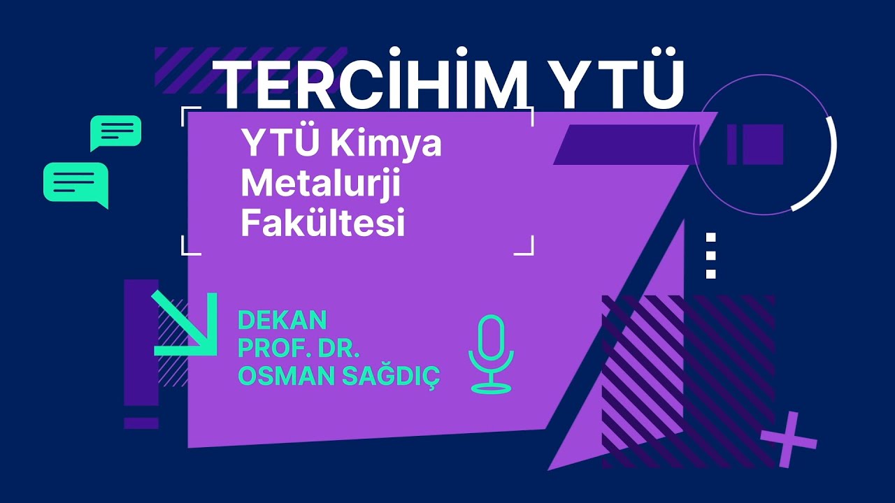 profsagdic's tweet card. Prof. Dr. Osman Sağdıç, Kimya-Metalurji Fakültesi'ni anlatıyor!...