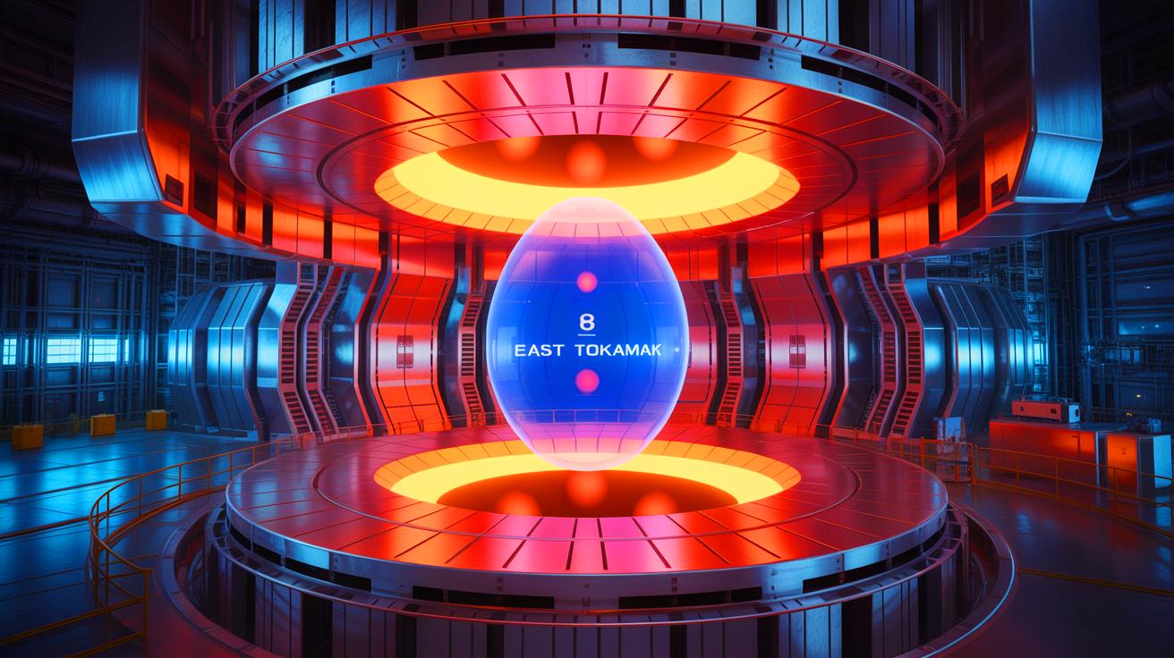 EnergyReporters's tweet card. In a significant leap forward for fusion energy research, China's Experimental Advanced Superconducting Tokamak (EAST), often referred to as the "artificial