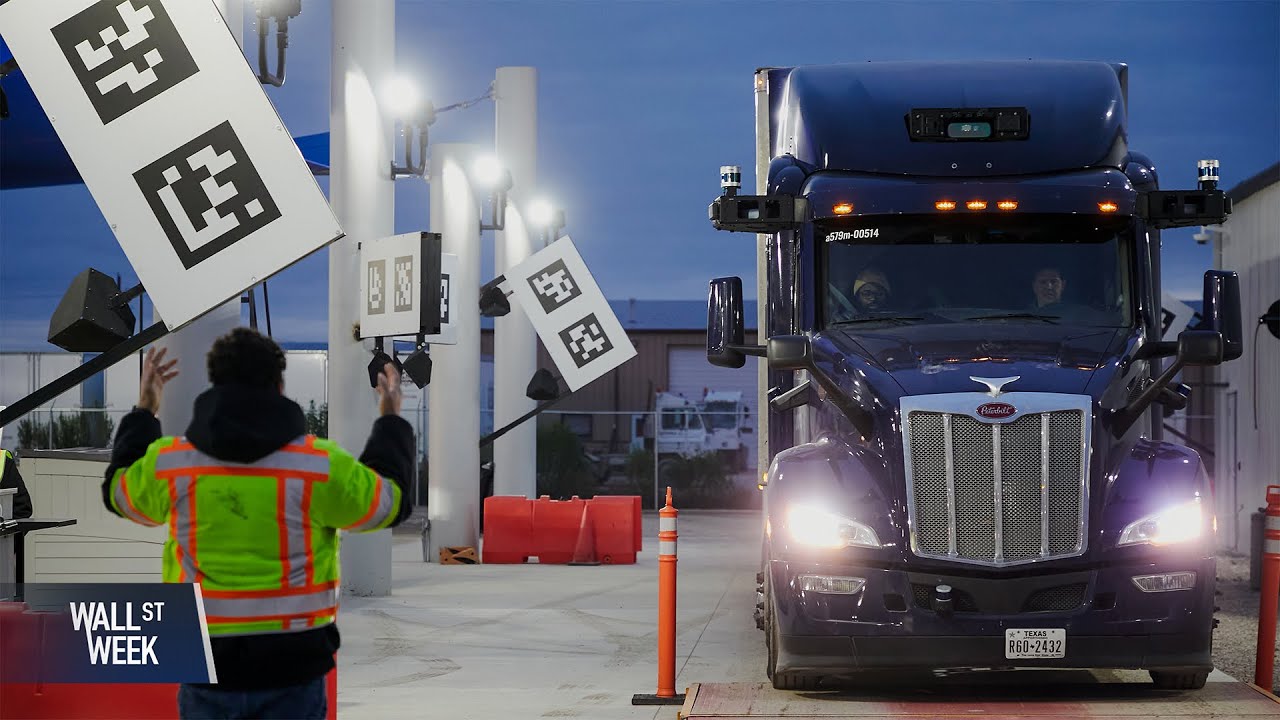 EdLudlow's tweet card. The Quiet Race to Build Self-Driving Trucks in the US and Europe