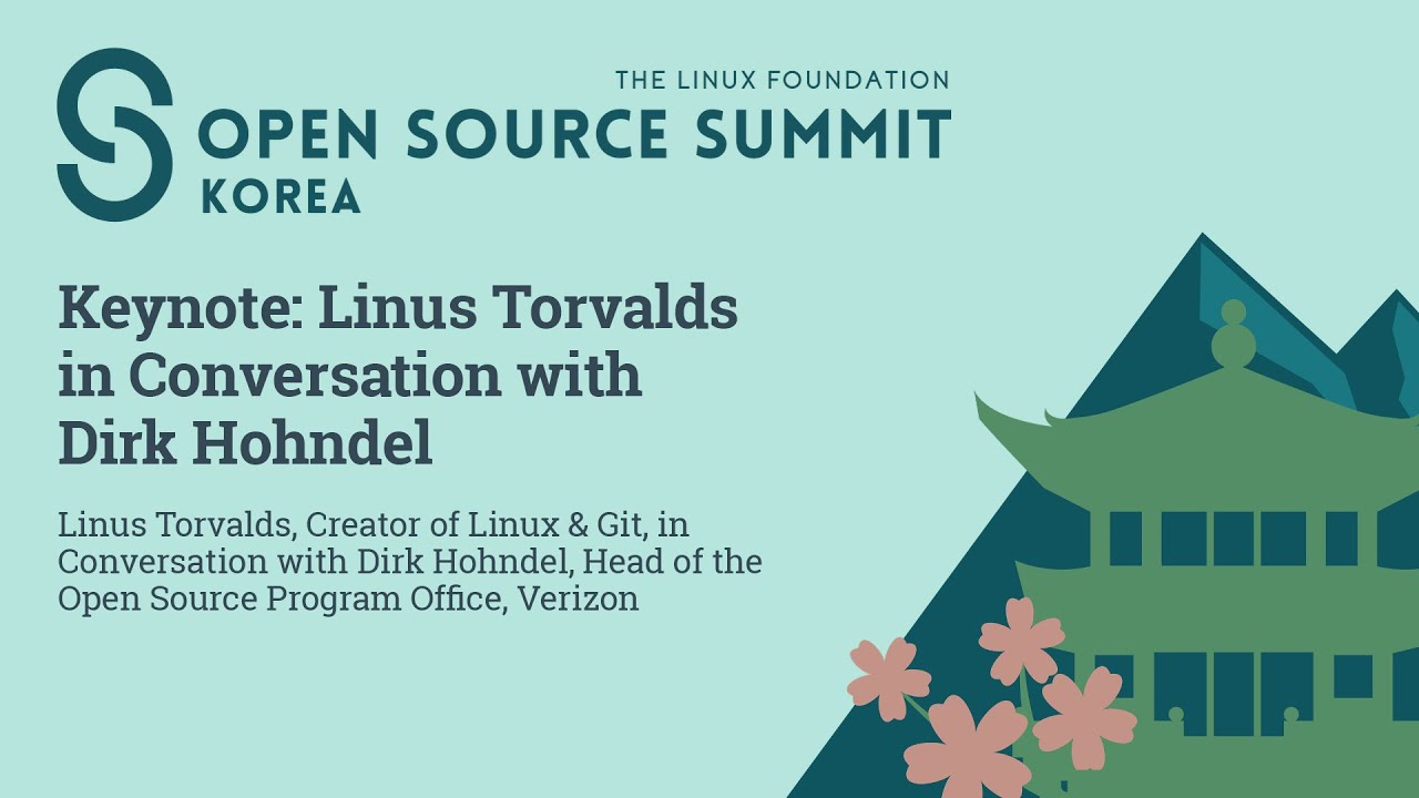 YoSoyReno's tweet card. Keynote: Linus Torvalds, Creator of Linux & Git, in Conversation with...
