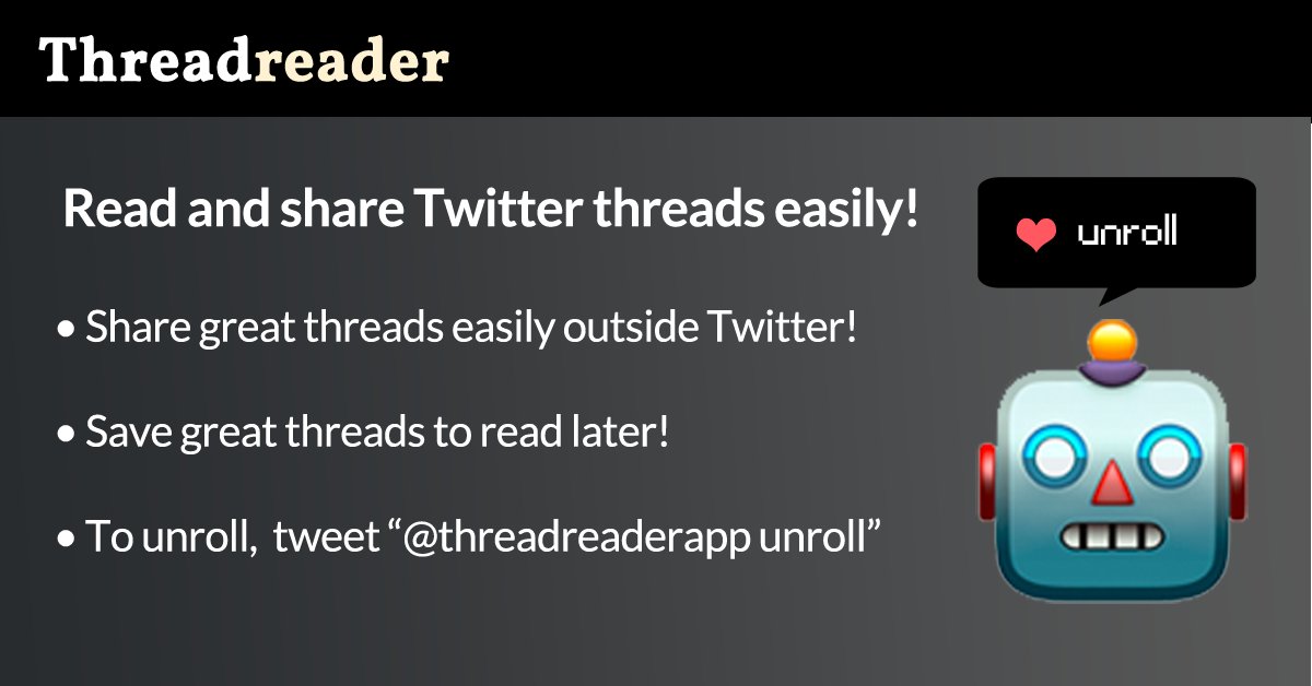 ashok_lohmod's tweet card. Thread Reader helps you read and share the best of Twitter Threads