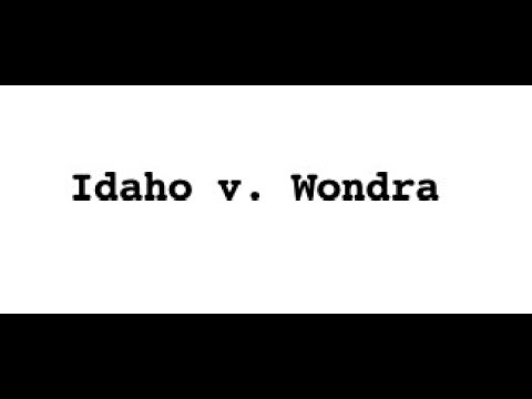 TgCz76's tweet card. Episode 1: Idaho v. Wondra
