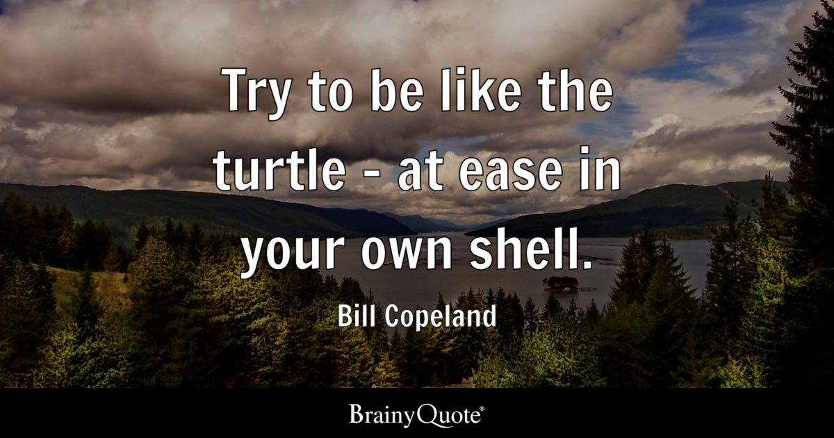 MembersAllCU's tweet card. "Try to be like the turtle - at ease in your own shell." - Bill Copeland