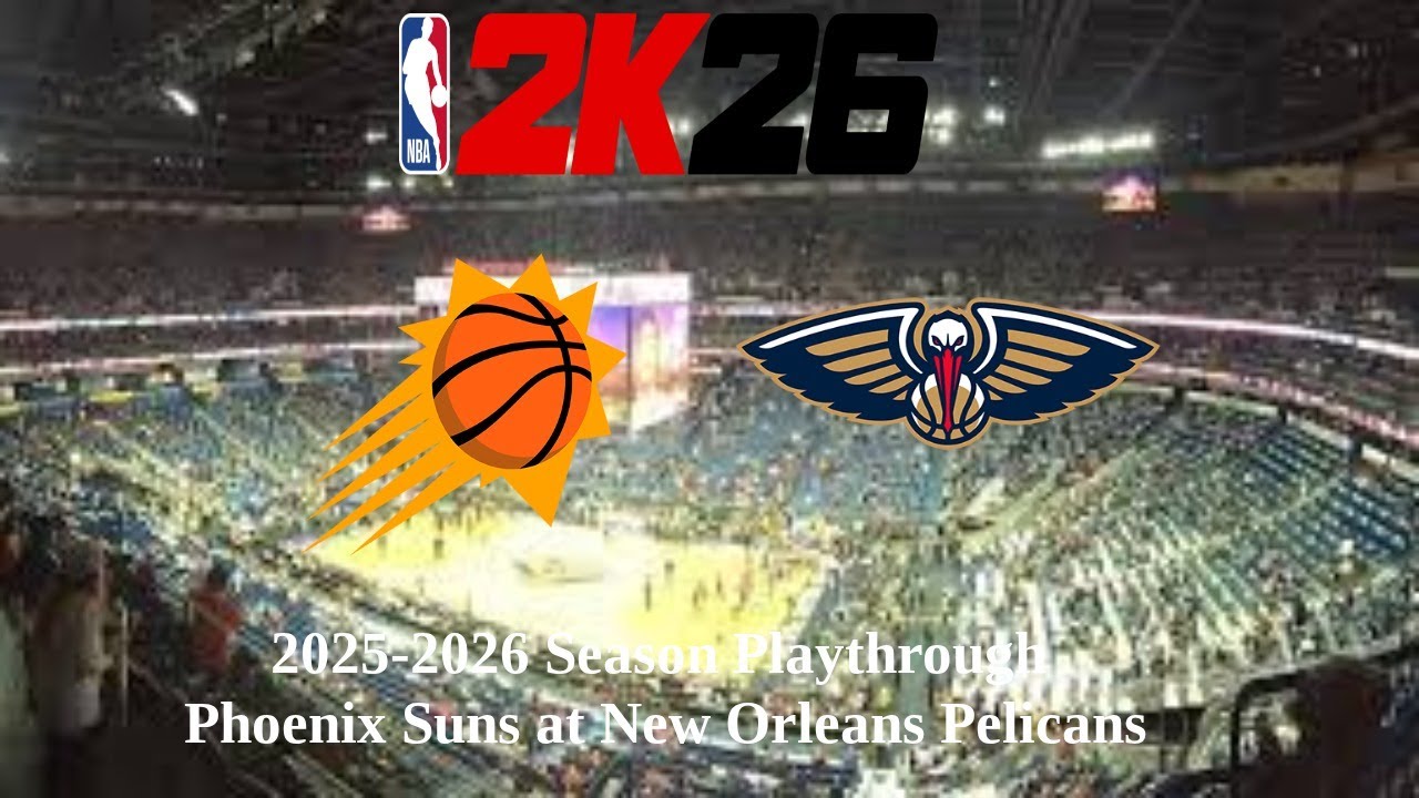 VDubProductions's tweet card. NBA2K26 | 2025-26 Season Playthrough | Phoenix Suns (15-15) at New...