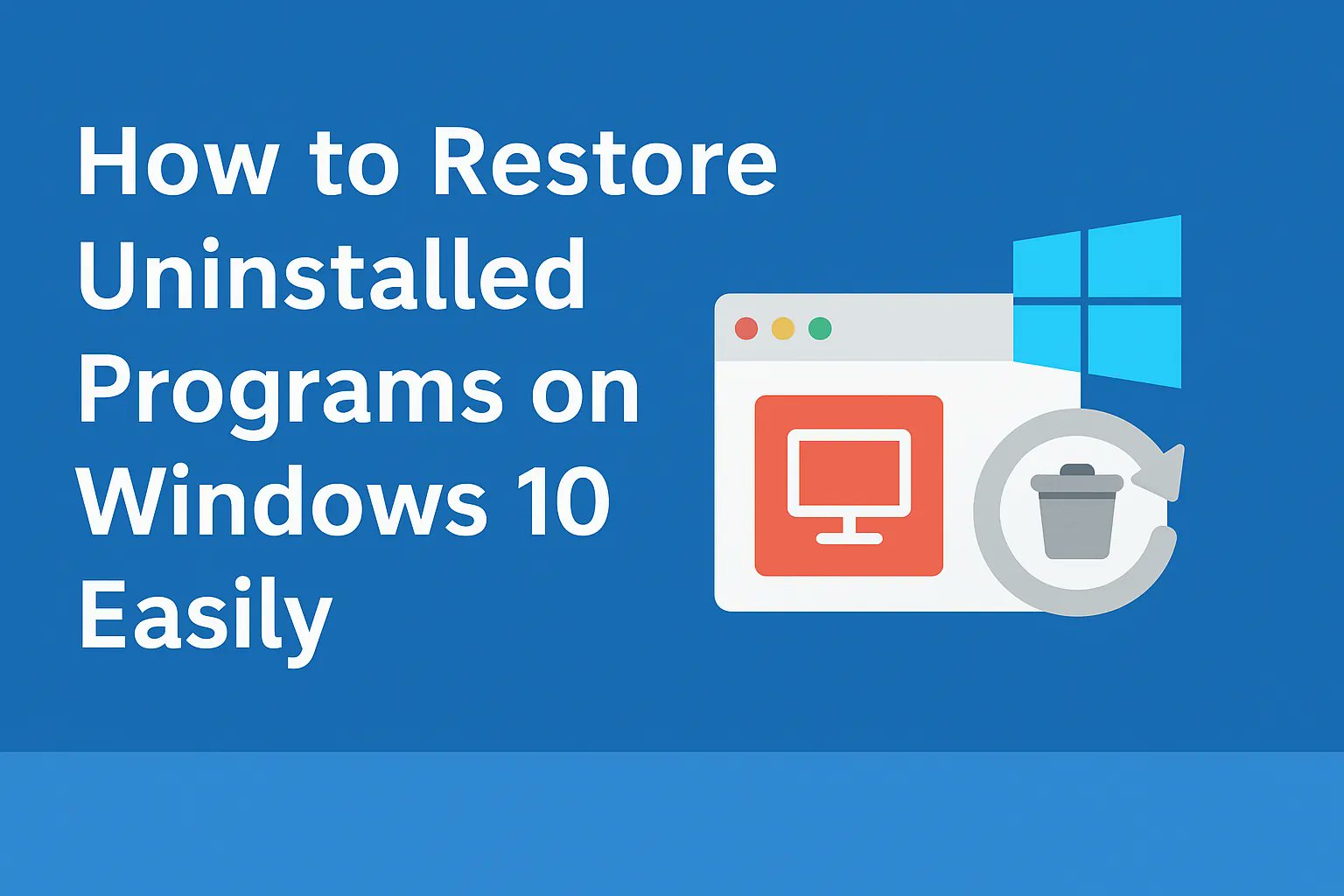 SolvedWindows's tweet card. Recovering uninstalled programs on Windows 10 can feel a bit like chasing ghosts, especially if you weren’t expecting to lose them in the first place. Sometimes deleting a program seems…