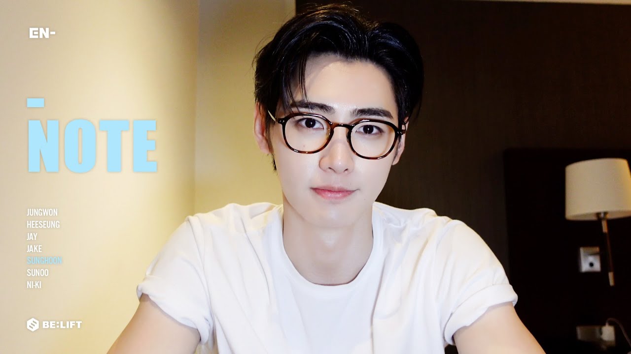 ENHYPEN's tweet card. [-note] 250903 SUNGHOON - ENHYPEN (엔하이픈)