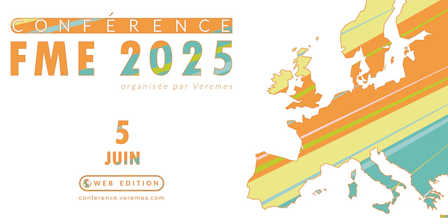 Veremes_Info's tweet card. Save the date : 05 juin 2025 - Conférence FME 2025, conférence française des utilisateurs de FME organisée par Veremes