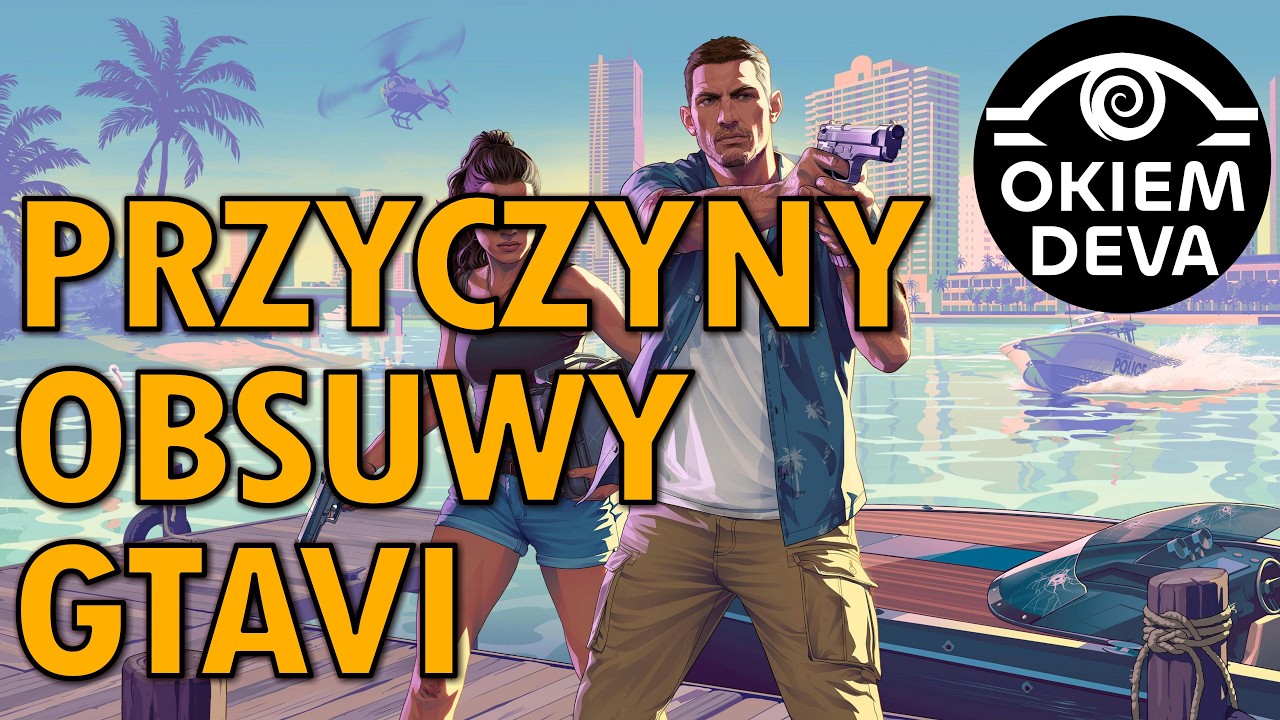 OkiemDeva's tweet card. Przyczyny obsuwy GTA VI