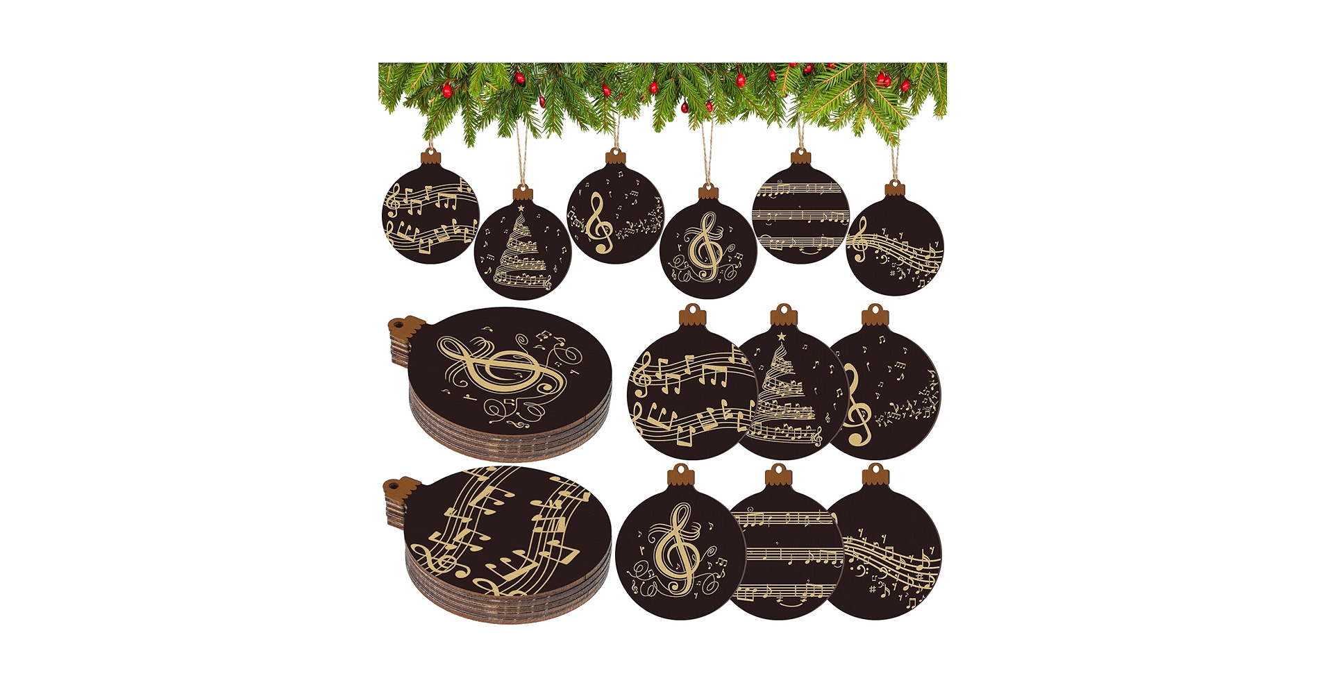 NinthCircleFan's tweet card. Features: The wooden music note is compact, portable and sturdy, convenient for you to hang around or remove after using, easy to store and get ready for next time use. The music note cutouts are...